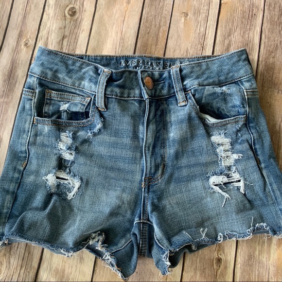 AE high rise shortie festival shorts - Picture 2 of 7